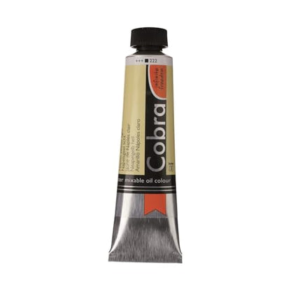 Cobra Water-Mixable Oil Color 40 ml Tube - Naples Yellow Light
