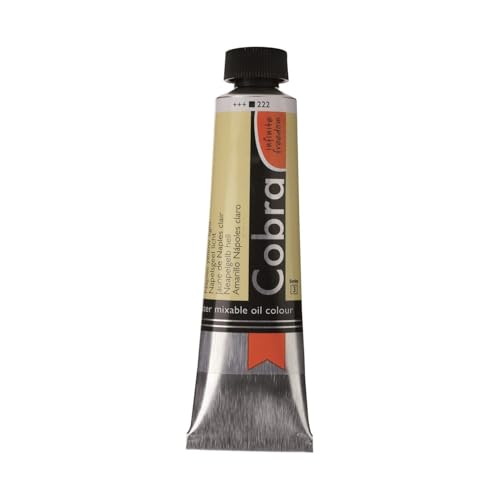 Cobra Water-Mixable Oil Color 40 ml Tube - Naples Yellow Light