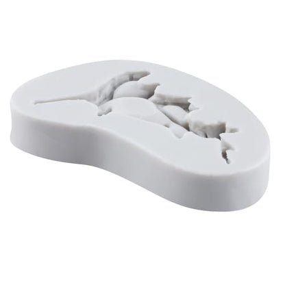 3D Tree Branch Polymer Clay Mold Tree Branch Silicone Molds for DIY Crafts Epoxy Resin Casting Air Dry Polymer Clay Plaster Jewelry Making - color: Style B