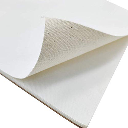 SKYHawk Cotton Canvas Painting Pad (10 Sheets) 12 X 16 Inches White