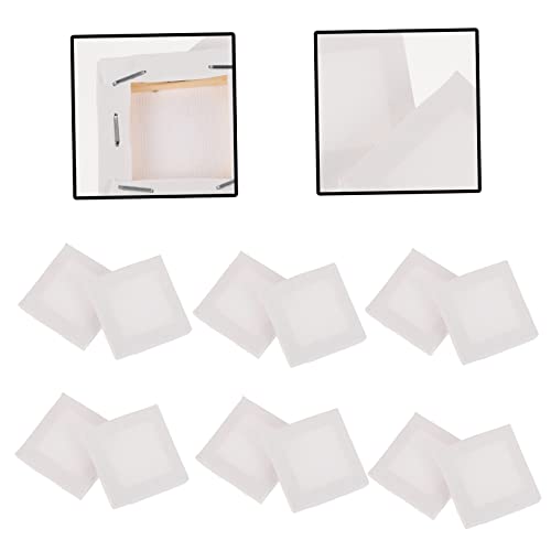 TEHAUX 12Pcs Cotton Canvas Panels Stretched Frames for Oil Watercolor Painting DIY Art Supplies Suitable for Beginners Students and Artists