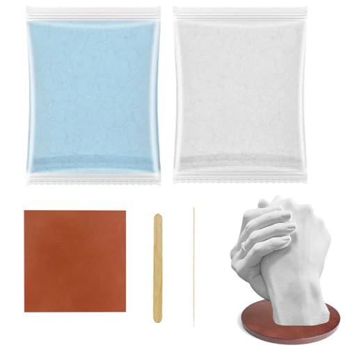 Casting Resin Powder, Eco Friendly Craft Material, Hand Sculpture Clay with Quick Setting Action, Mold Making Plaster for Decor Projects, DIY Art Powder with Fine Texture, Couples Beginners Use