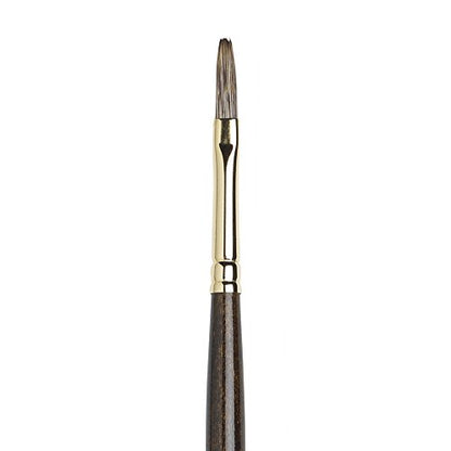 Winsor & Newton Monarch Flat Long Handle Brush, X-Long, Size 2 - size: #2, style: Extra Long Flat
