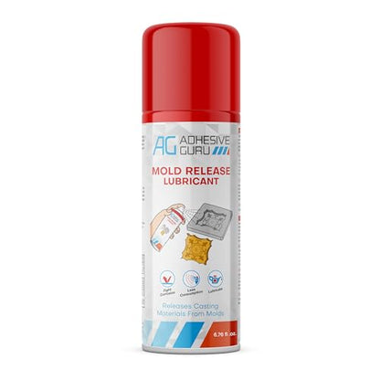 Adhesive Guru Silicone Mold Release Aerosol Spray (6.76 fl oz) Lubricant Agent for Epoxy Resin Molds (1 Pack)