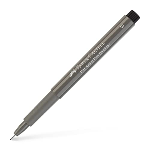 Faber-Castell Art & Graphic Pitt Artist Pen Fineliner India Ink Pen, Warm Grey Iv, Single Pitt Pen, For Art, Craft, Drawing, Sketching, Home, School, University, Colouring