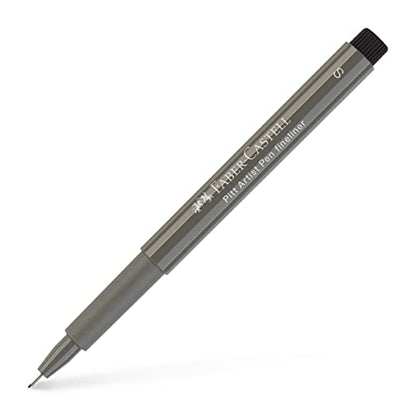 Faber-Castell Art & Graphic Pitt Artist Pen Fineliner India Ink Pen, Warm Grey Iv, Single Pitt Pen, For Art, Craft, Drawing, Sketching, Home, School, University, Colouring