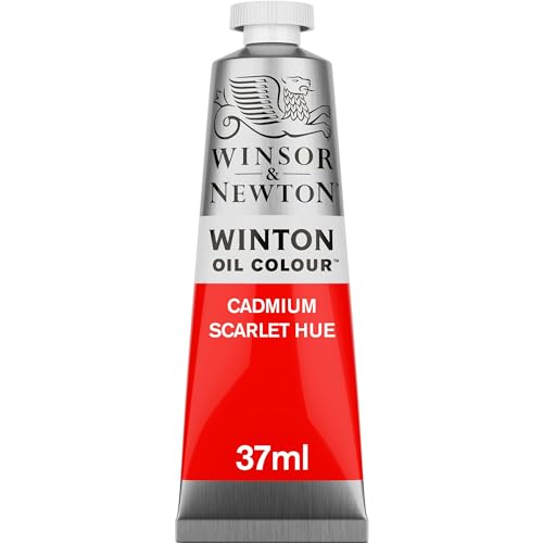 Winsor & Newton Winton Oil Color, 37ml (1.25-oz) Tube, Cadmium Scarlet Hue - color: Cadmium Scarlet Hue, size: 1 Count (Pack of 1), style: 1.25-oz Tube