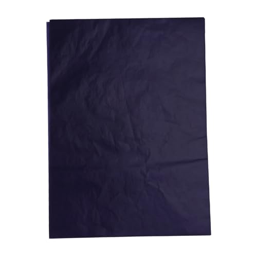 Angoily 100pcs Graphite Carbon Transfer Paper for Tracing Painting Carbon Coated Paper Canvas - color: Blue