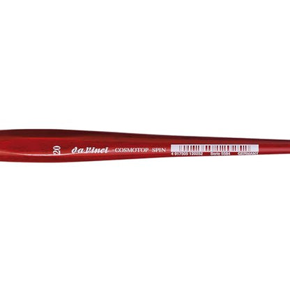 da Vinci Watercolor Series 5584 CosmoTop Spin Paint Brush, Pointed Oval Synthetic with Red Handle, Size 20 - size: Size 20, style: Pointed Oval