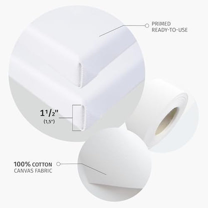 PIXY CANVAS Value Pack of 1 Stretched Canvas 10x16 inch, 1-1/2 (1.5) inch deep for Your Paintings/Artwrok/Wall Art/Wall Decor (Pack of 1 Canvas, 10 x 16 inch, Portrait) - size: 10 x 16 inch, style: Pack of 1