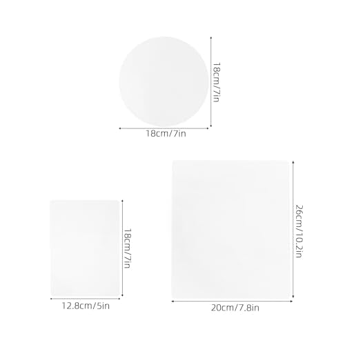 3pcs Transparent Monoprinting Plate - Rectangle & Round Gel Printing Plate for Crafting - Reusable Printmaking Supplies for Card Making and Scrapbooking