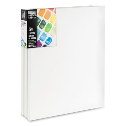 Liquitex BASICS Canvas, 3 pack, 16" x 20" - style: 16" x 20"