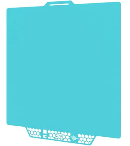 BIQU CryoGrip Pro Glacier for Bambu-Lab P1P/P1S/P2S/X1C/X1E/X2D/A1 3D Printers 257x257MM Build Plate Double Sided Fine Textured Surface Platform High Adhesion & Upgrade Removable Heated Bed Cover - style: Glacier-Original(P1P/P1S/P2S/X1C/X2D/X1E/A1)