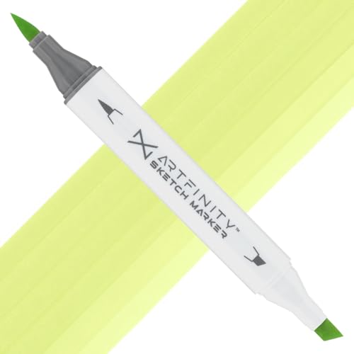 Artfinity Sketch Markers - Anise YG1-2, Vibrant, Professional, Dye-Based Alcohol Markers for Artists, Drawing, Travel, & More - color: Anise YG1-2, size: 1 Count (Pack of 1)