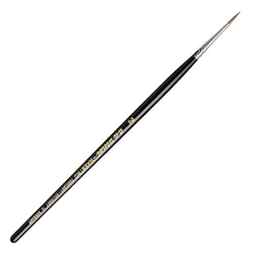 da Vinci Watercolor Maestro Series 10 Size 2 - Sharp Round - Maestro Kolinsky Red Sable - The Finest Kolinsky Available - Made in Germany - size: Size 2, style: Round Series 10