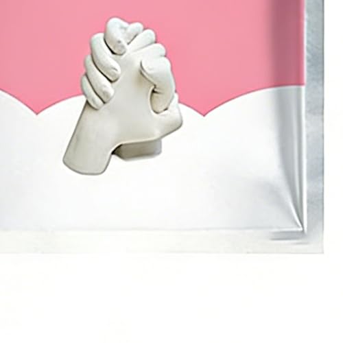Plaster Powder | 100g Water Activated Easy Mixing - Craft Clone Powder Hand Casting Kit - for Mold Making Hand Sculpture Art Projects Beginners Couples Family