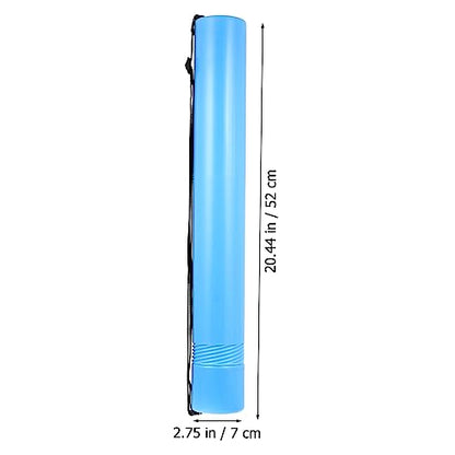 TEHAUX 2pcs Extendable Plastic Telescopic Poster Tube Design for Blueprints and Artworks with Strap Storage for Artists and Planners