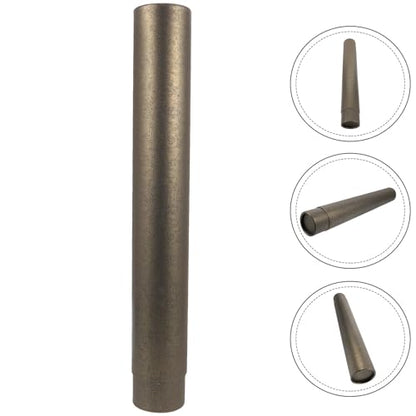 TEHAUX Extendable Black Gold Poster Holder Tube Telescoping Art Carrying Case for Artwork Storage Document Protection and Scroll Transport for Students and Designers