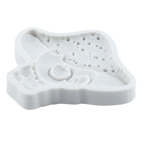 Cartoon Mushroom Silicone Mold Mushroom Polymer Clay Molds for DIY Crafts Epoxy Resin Casting Air Dry Polymer Clay Plaster Jewelry Making - color: Style D