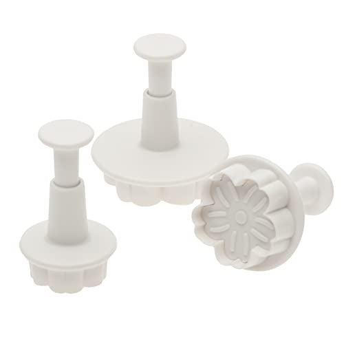Ateco Set of 3 Sugar Paste Daisy Cutters - style: Daisy, set of 3