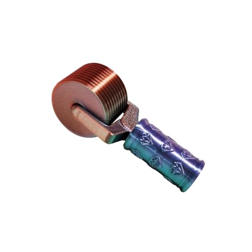 Jzzuau Diamond Art Roller, Easy-Grip Hand Roller & Press Tool for Diamond Art, Rhinestone Bead Straightening and Smooth Pressing for Craft Projects - color: Copper Purple Green