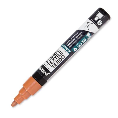 Pebeo 7A Marter Fabric Marker, 4 mm, Copper - color: Copper