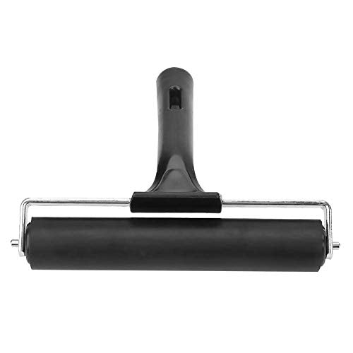 Brayer Rubber Roller, Artist's Ink Roller, Stamping Tool, 15cm Rubber Brush Roller for Printmaking, Engraving, Craft Projects, DIY Art Supplies