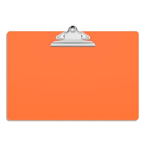 Extra Large 11x17 Clipboards, Orange Plastic Drawing Boards | Landscape Layout. Suitable for Watercolor, Sketching, Painting. Art & Drafting Supply - color: Orange, size: 11x17 Landscape Layout