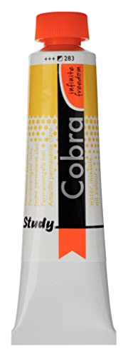 Cobra Study Water Mixable Oil Colour - Permanent Yellow Light 40ml Tube
