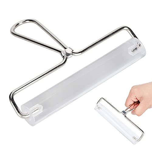 Sunicon Acrylic Roller, with Handle Transparent Polymer Clay Non stick Craft Pottery Ceramic Sculpture Hand Tool (15cm roller) - size: 15cm roller