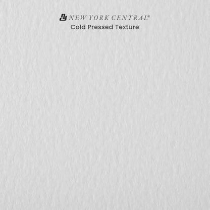 New York Central Watercolor Paper - 9x12-10 Sheets - 140 lb. Cold Press - 100% Cotton, Acid-Free, Archival Quality, Bright White Watercolor Paper Pad for Wet & Dry Media