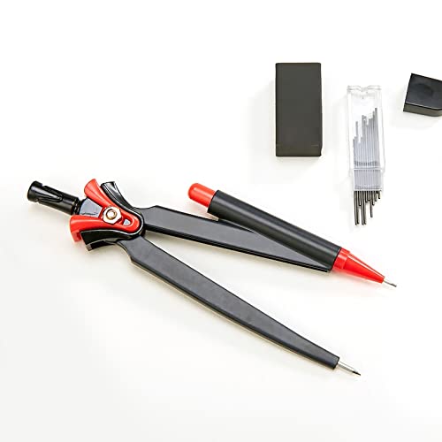 Drawing Compass Drafting Tools Ruler Set Triangle Ruler Set Compass Ruler Student Painting Multi-Function Tool Ruler Automatic Pen Tool Math Geometry Kit Math Ruler Kit