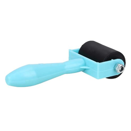 Estink 3.5cm Printmaking Brayer Rubber Roller Art Stamping Tool with Durable Rubber Roller for Block Printing Ink Painting (Green) - color: Green