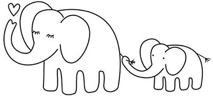 Hampton Art HF Elephant Family