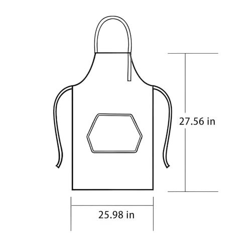 Floral Aprons with Pocket Blooming Women Waterproof Apron Adjustable Neck Long Ties Women Men Cook Baking Garden - color: Green Flowers
