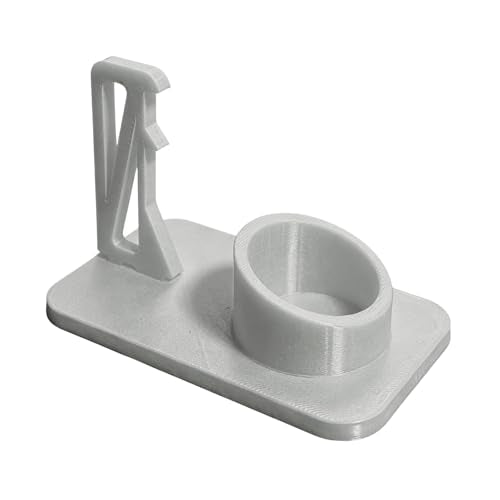 Paint Storage Rack Paint Holder for Miniature Models with Brush Drying Rack and Secure Bottle Slot Organizers - color: Gray