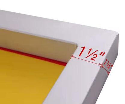 Silk Screen Printing Frames 8 Pcs 20” x 24” Stretched with High Tension 156 White Mesh, MADE IN CANADA, Frame Built with 1.5" x 1.5" Aluminum Tubing