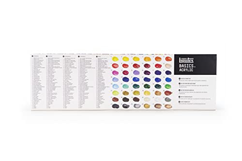 Liquitex BASICS Acrylic Paint Set, 48 x 22ml (0.74-oz) Tube Set - style: 48 x 22ml (0.74-oz)