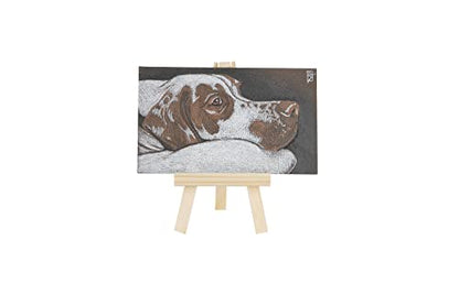 Creative Mark ArtBites Canvas Textured Boards 5-Pack - 2.3mm Stock Board Mounted Mini Canvases for Painting, Sketching, Printing & More! - 5x5 - size: 5x5"