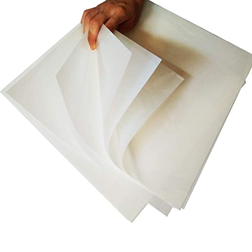 12pcs 6mil Blank Stencil Material, 12 x 12inch, Milky Translucent- Make Your own Stencil - size: 12pcs 6mil