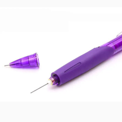 Automatic pencil student side press movable with rotating eraser 0.5mm writing not easy
