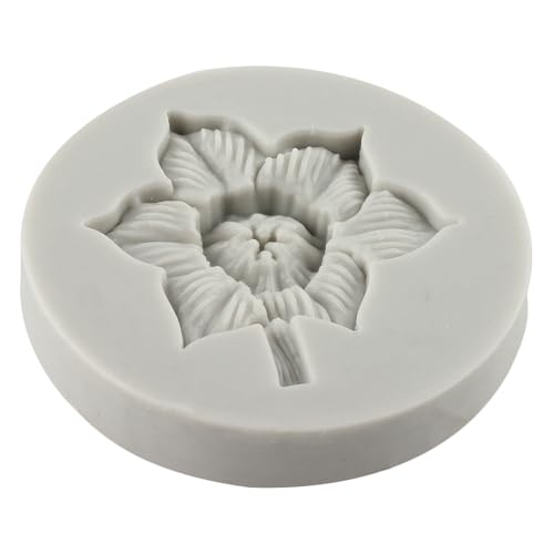 Flower Polymer Clay Mold Daffodil Flower Silicone Molds for DIY Crafts Air Dry Plaster Polymer Clay Epoxy Resin Casting Jewelry Making - color: Style R