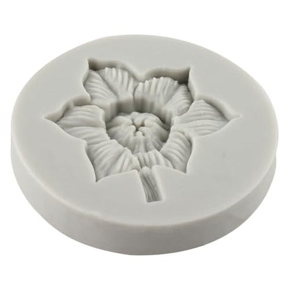 Flower Polymer Clay Mold Daffodil Flower Silicone Molds for DIY Crafts Air Dry Plaster Polymer Clay Epoxy Resin Casting Jewelry Making - color: Style R