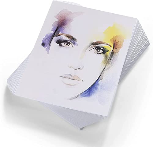 Large Watercolor Paper Bulk, 11x14 inches, 160 Sheets (180gsm) Artist Paper - Watercolors, Mixed Media, Drawing and Art Journaling… - size: 11x14/160