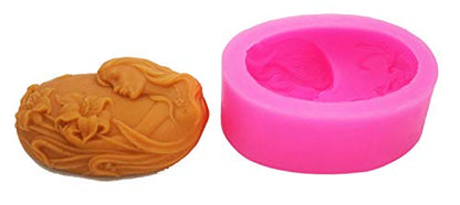 Flower Faerie mould S264 Craft Art Silicone Soap mold Craft Molds DIY Handmade soap molds by Longzang