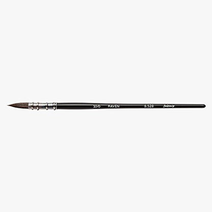 Jackson's: Raven: Synthetic Brush: Mop: Size 10/0 - color: Mop, size: 10/0
