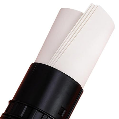 Colaxi Expandable Poster Tube with Shoulder Strap, 17.7-28.3 in Telescoping Drawing Tube for Artwork and Document Storage, Black