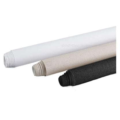 Canvas Roll 0.57x5M White Black Cotton and Linen Blend Canvas Roll,Blank Canvas Oil Painting(Black 0.57x5M) - size: Black 0.57x5M