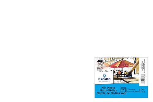 CANSON Artist Series Mix Media Bulk Paper Pack, 12” x 18”, 100 Sheets (100516251)