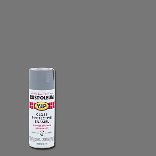 Rust-Oleum 7786830 Stops Rust Spray Paint, 12 oz, Gloss Smoke Gray (Pack of 4) - color: Gloss Smoke Gray, size: 12 Ounce (Pack of 4)